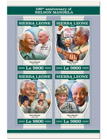 n° 7753/7756 - Timbre SIERRA LEONE Poste