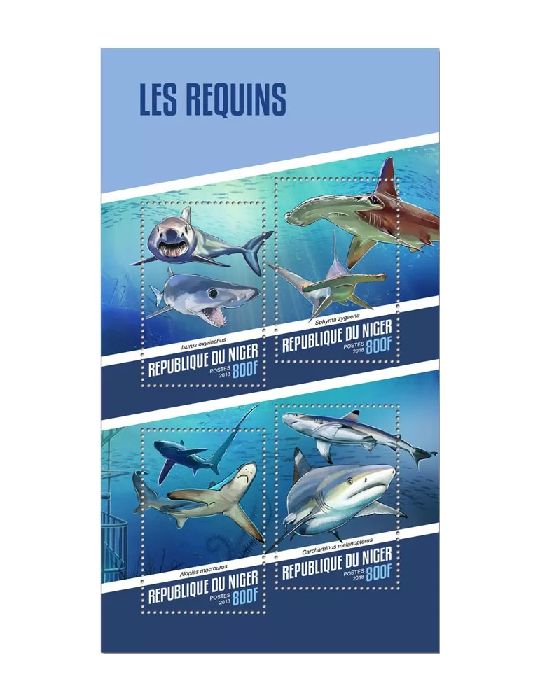 n° 4489/4492 - Timbre NIGER Poste