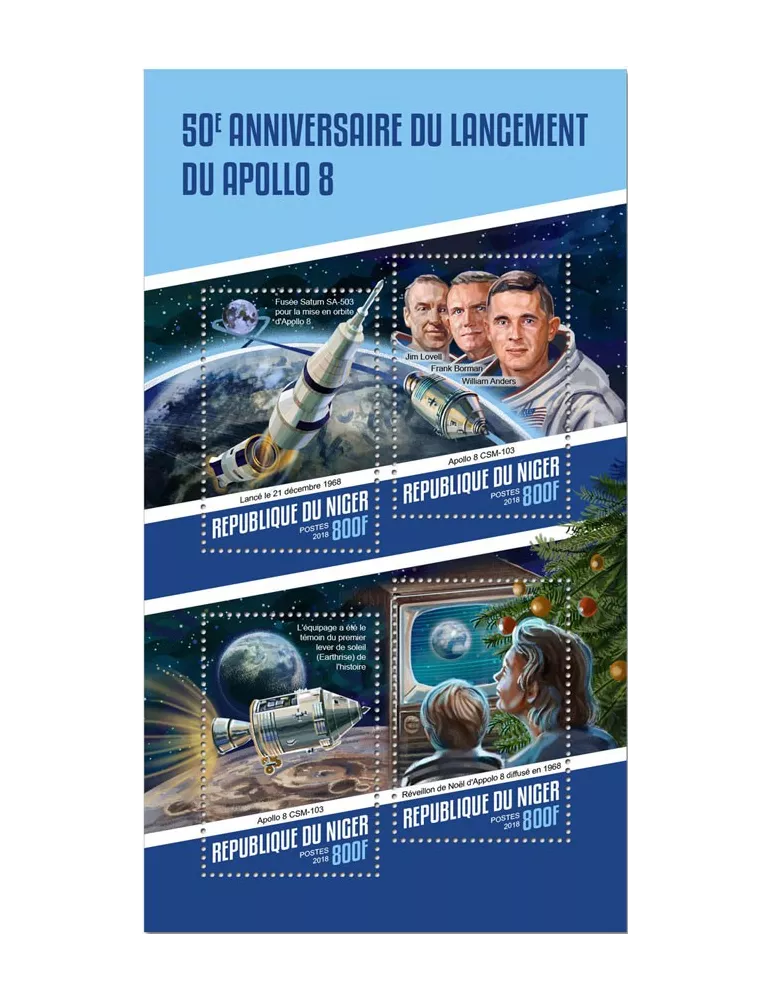 n° 4553/4556 - Timbre NIGER Poste