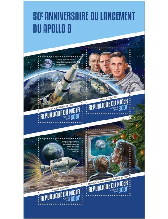 n° 4553/4556 - Timbre NIGER Poste