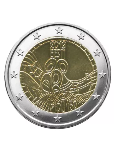 2 EURO COMMEMORATIVE 2019 : ESTONIE (150 ans du premier festival de chanson estonnienne)
