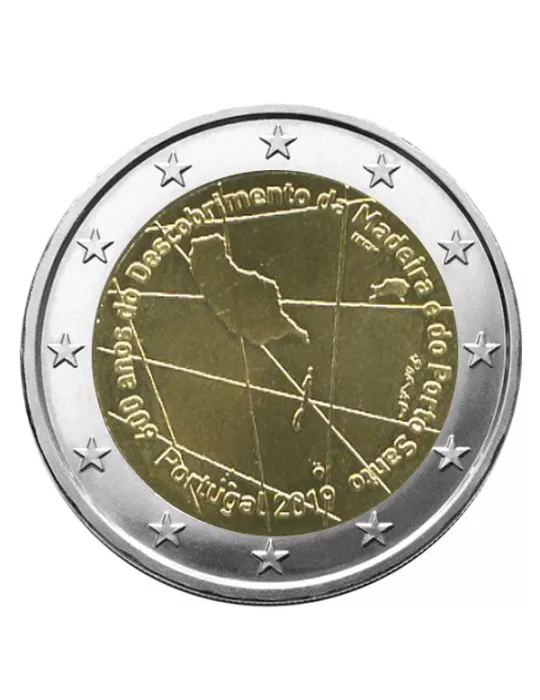 2 EURO COMMEMORATIVE 2019 : PORTUGAL (600 ans de la découverte de l´ile de Madère)