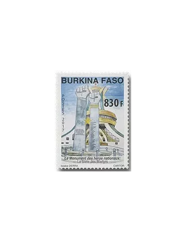 n° 1432 - Timbre BURKINA Poste