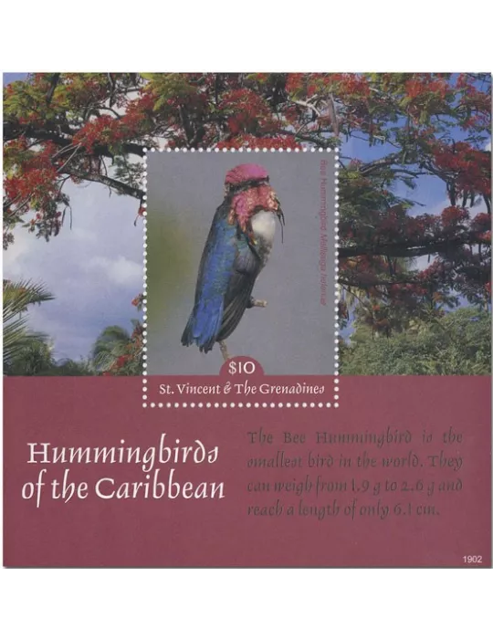 n° 807 - Timbre SAINT-VINCENT Blocs et feuillets