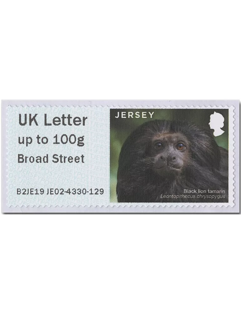 n° 119/124 - Timbre JERSEY Timbres de distributeurs