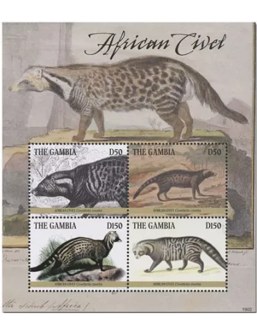 n° 5958/5961 - Timbre GAMBIE Poste