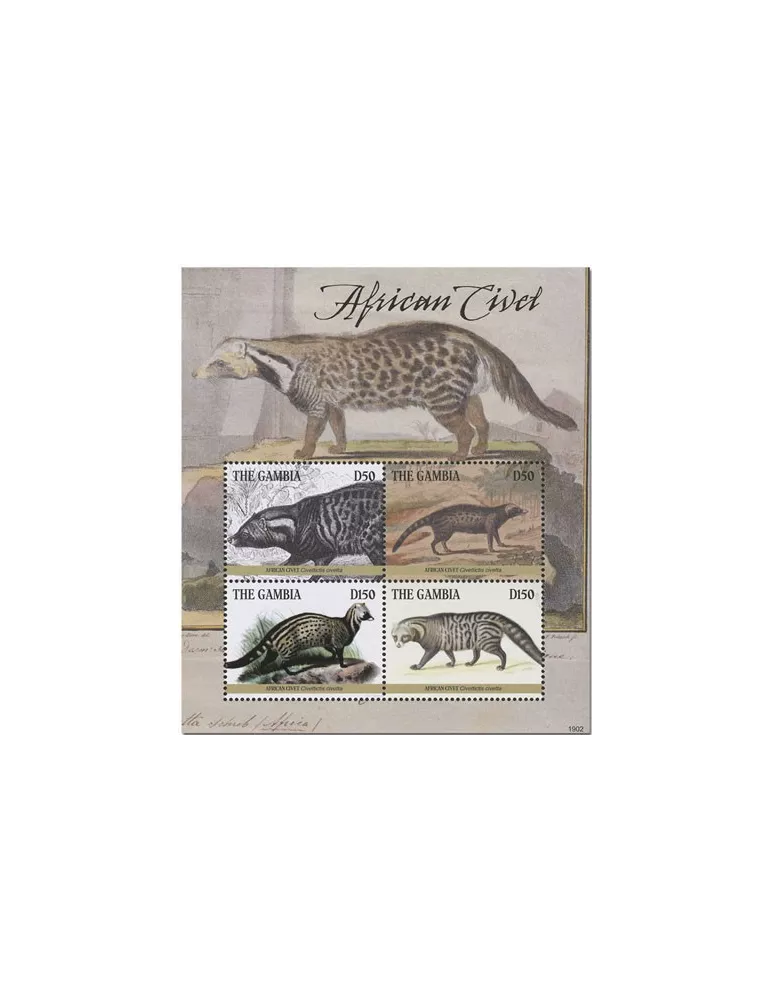 n° 5958/5961 - Timbre GAMBIE Poste