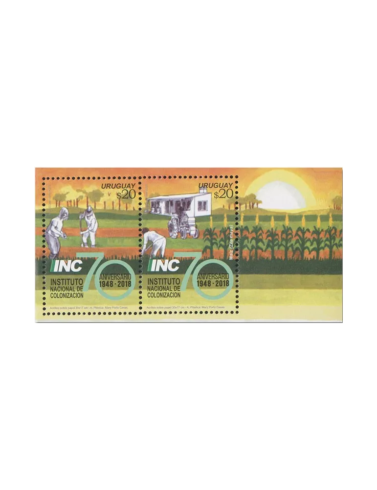 n° 124 - Timbre URUGUAY Blocs et feuillets