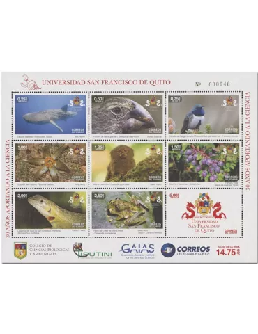 n° 2853/2861 - Timbre EQUATEUR Poste