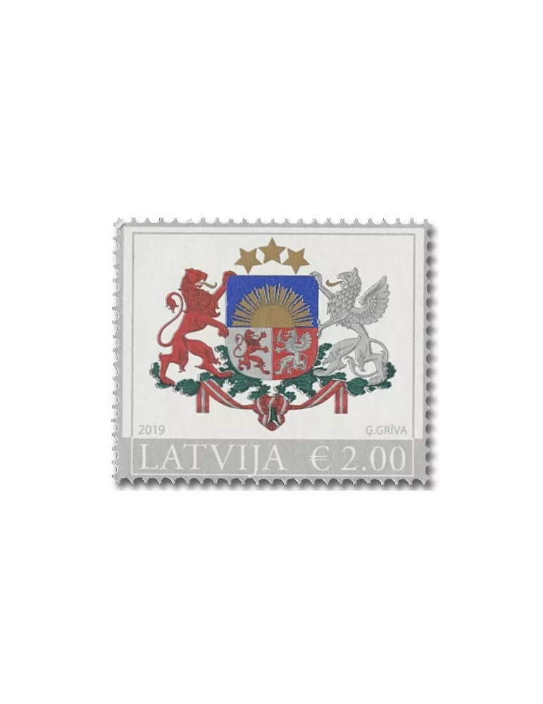 n° 1042 - Timbre LETTONIE Poste