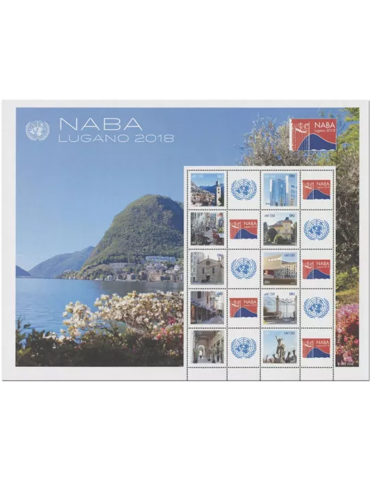 n° F1006 - Timbre ONU GENEVE Poste