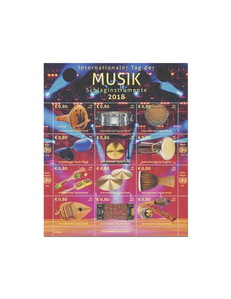 n° F1005 - Timbre ONU VIENNE Poste