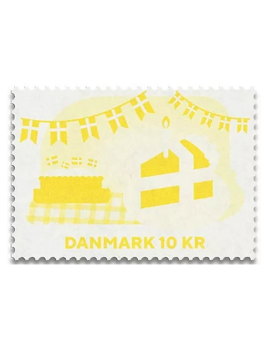 n° 4 - Timbre DANEMARK VIII - Carnets et ouvrages de luxe