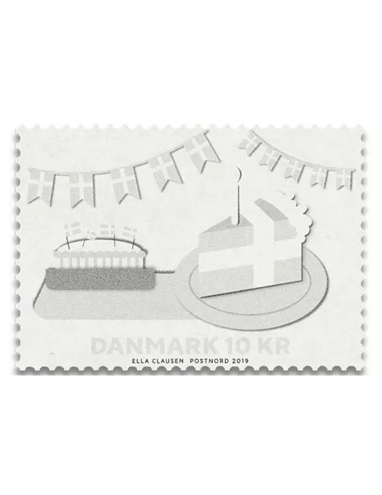 n° 4 - Timbre DANEMARK VIII - Carnets et ouvrages de luxe