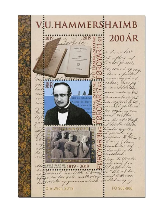 n° F953 - Timbre ILE FEROE Poste