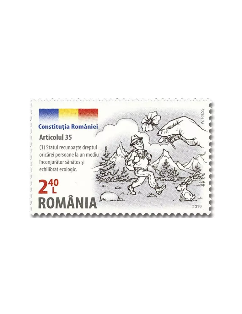 n° 6418/6426 - Timbre ROUMANIE Poste