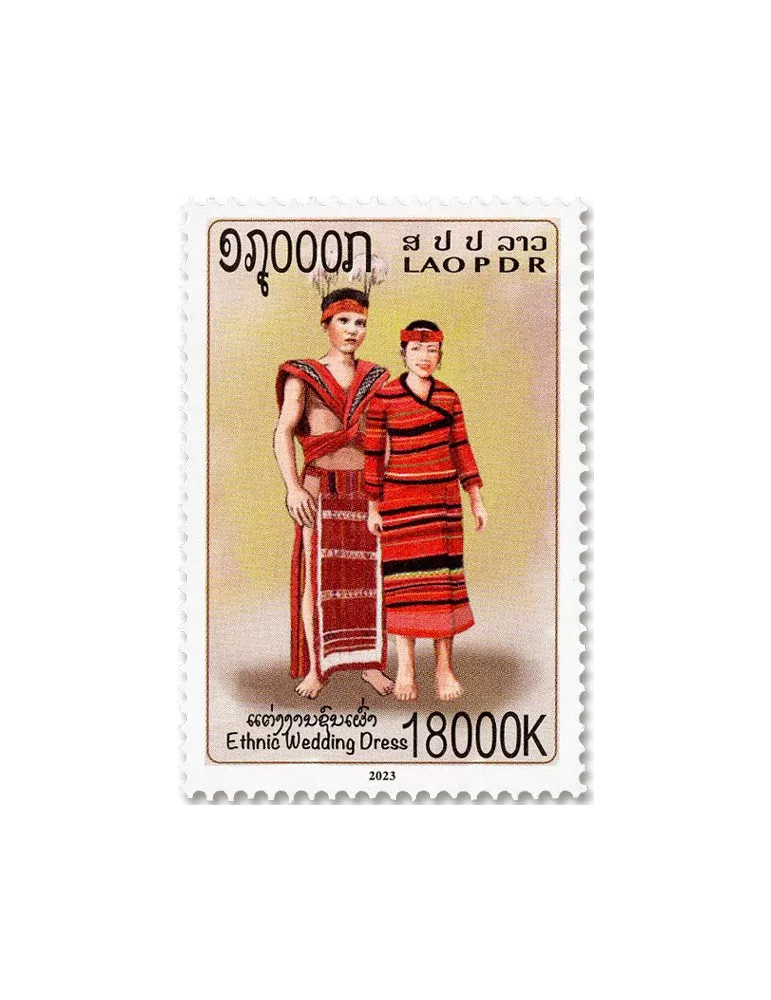 n° 1936/1938 - Timbre LAOS Poste