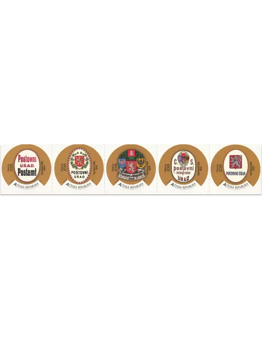 n° 847A/847E - Timbre TCHEQUE (République) Poste