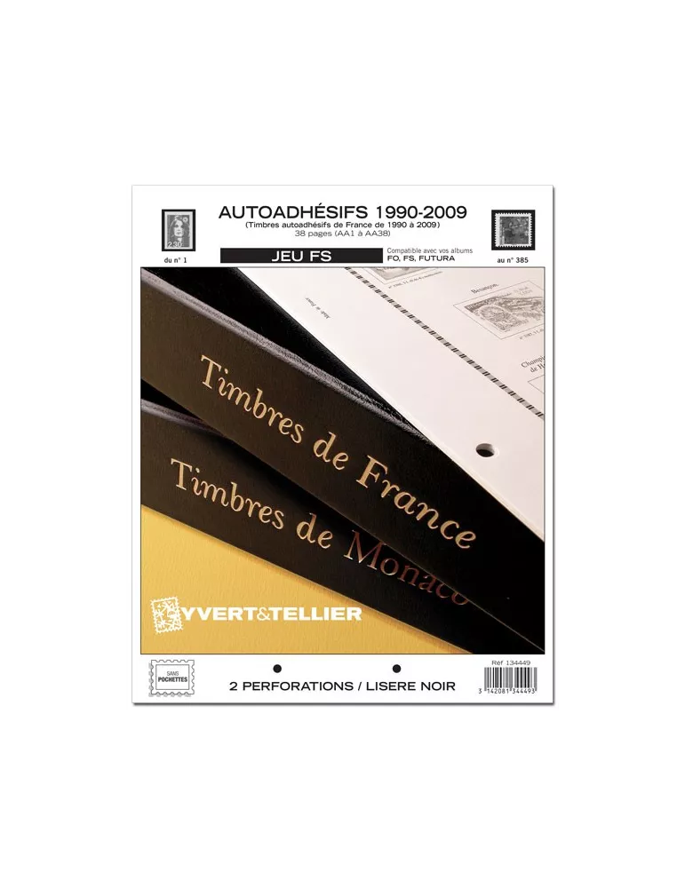 FRANCE AUTOADHESIFS FS : 1990 - 2009 (JEUX SANS POCHETTES)
