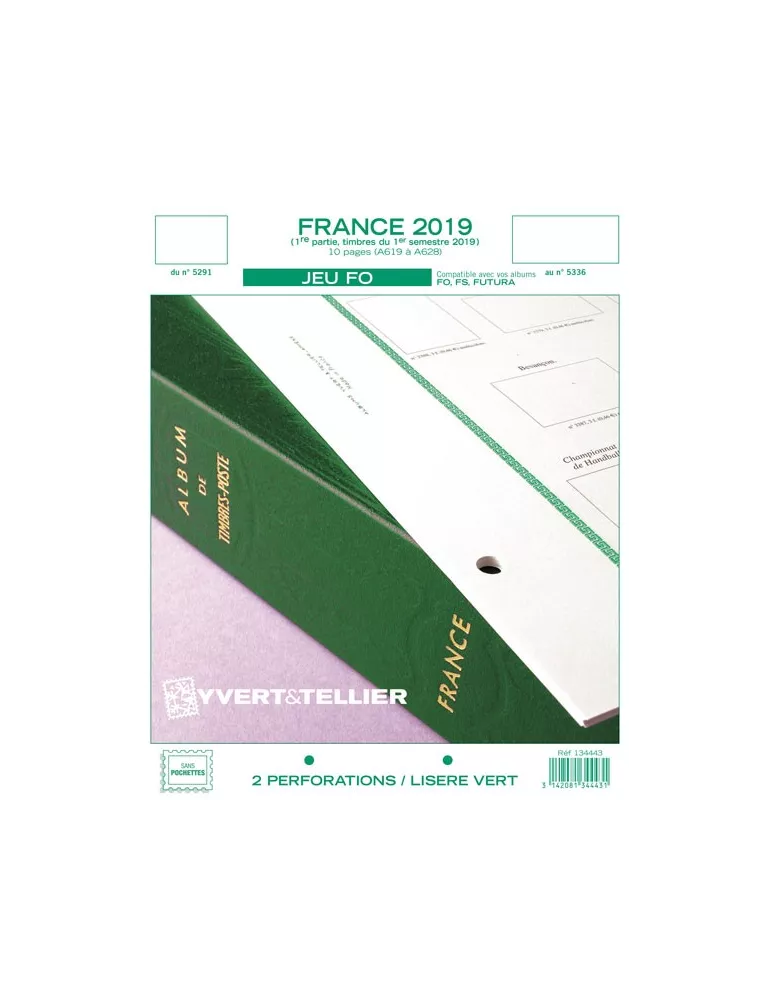FRANCE FO : 2019 - 1ER SEMESTRE (JEUX SANS POCHETTES)