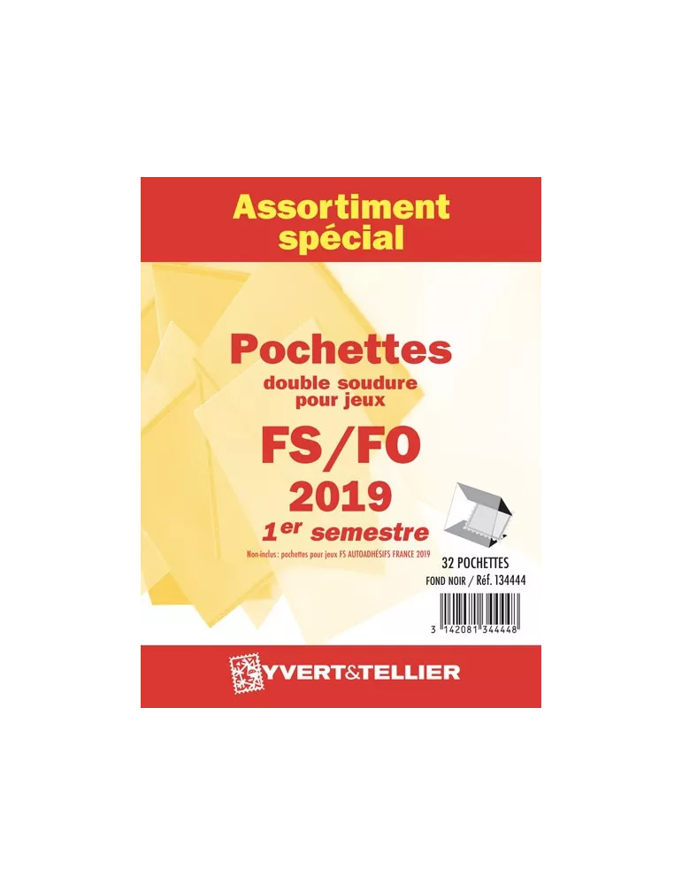 Assortiment de pochettes (double soudure) : 2019-1er semestre