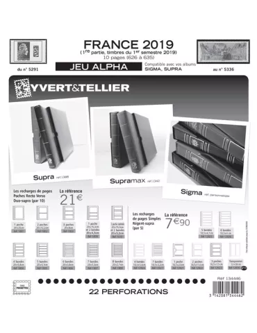 FRANCE ALPHA : 2019 - 1ER SEMESTRE (JEUX SANS POCHETTES)