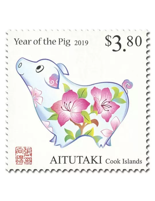 n° 724/725 - Timbre AITUTAKI Poste