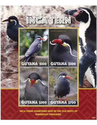 n° 7057/7060 - Timbre GUYANA Poste
