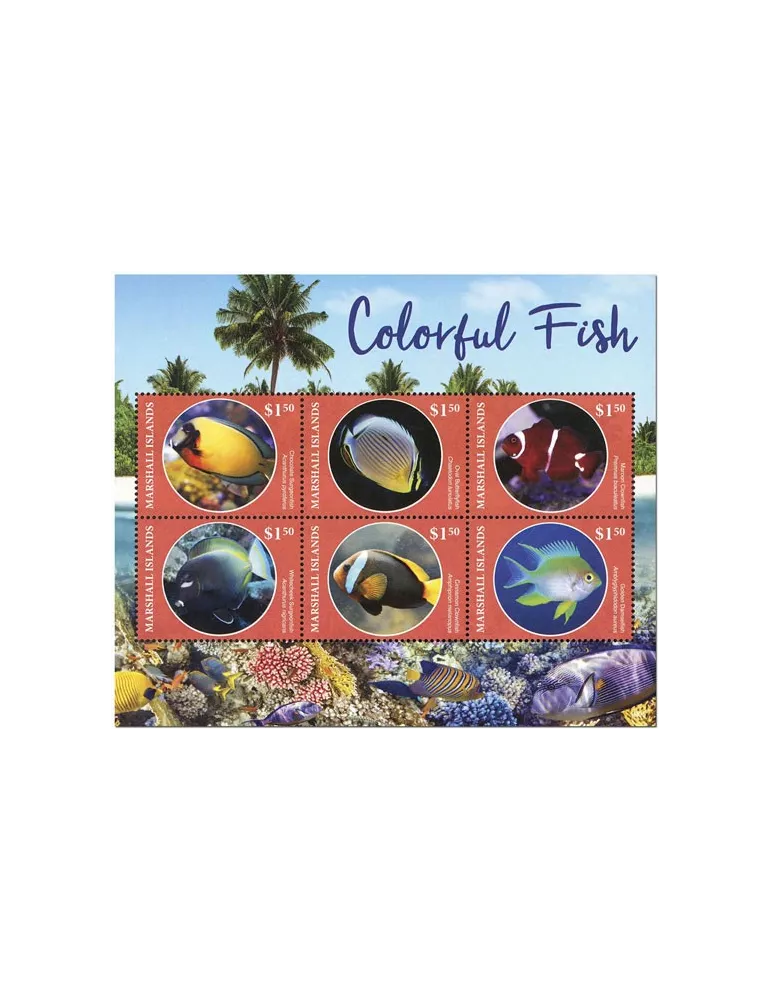 n° 3983/3988 - Timbre MARSHALL Poste