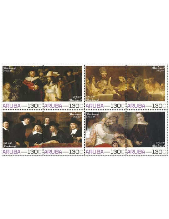 n° 1051/1058 - Timbre ARUBA Poste