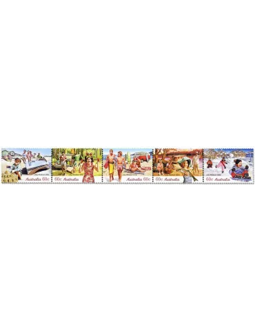 n° 3338/3342 - Timbre AUSTRALIE Poste