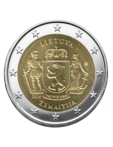 2 EURO COMMEMORATIVE 2019 : LITUANIE (région historique de Zemaitija)