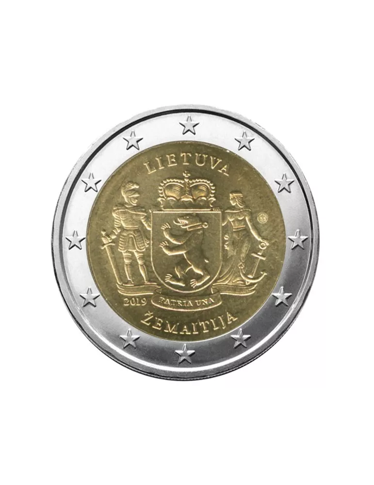 2 EURO COMMEMORATIVE 2019 : LITUANIE (région historique de Zemaitija)