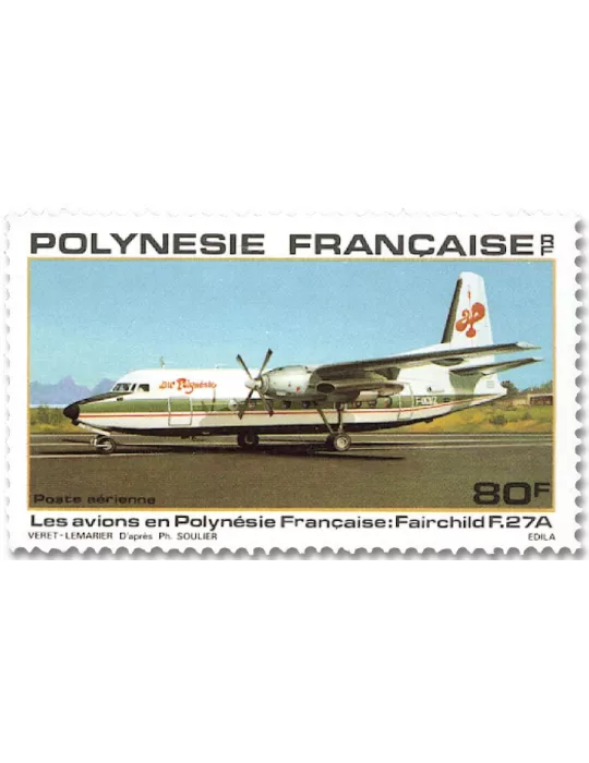 n° 148/152 - Timbre Polynésie Poste aérienne