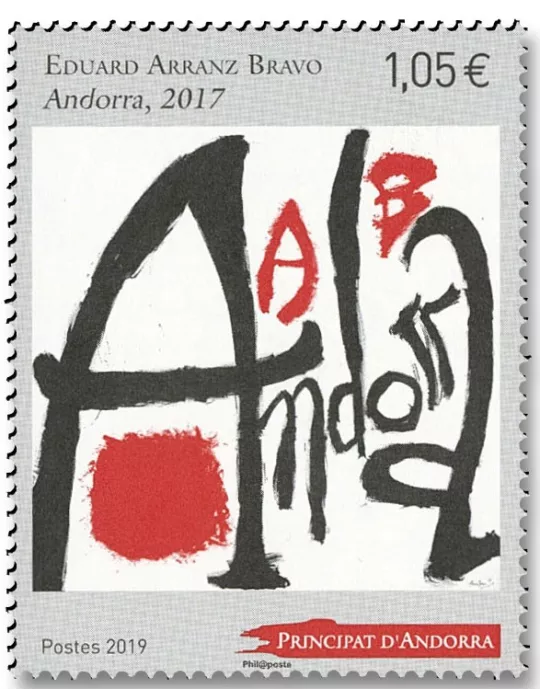 n° 832 - Timbre Andorre Poste