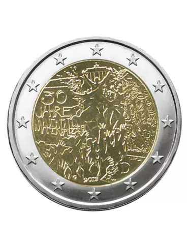 2 EURO COMMEMORATIVE 2019 : ALLEMAGNE - Chute du mur de Berlin
