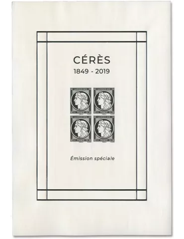 n° 147 - Timbre France Blocs et feuillets (Cérès 1849/2019 - Emission spéciale)