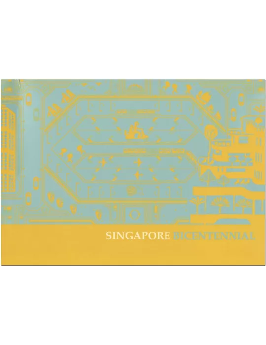 n° 6 - Timbre SINGAPOUR VIII - Carnets et ouvrages de luxe