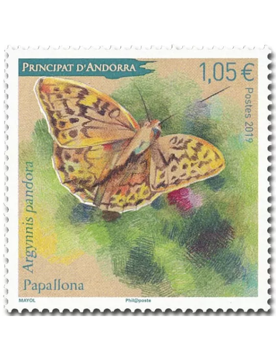 n° 836 - Timbre ANDORRE Poste