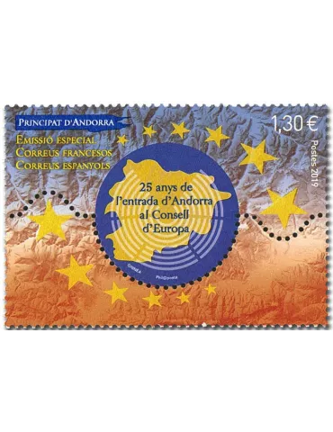 n° 839 - Timbre ANDORRE Poste