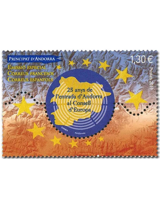 n° 839 - Timbre ANDORRE Poste