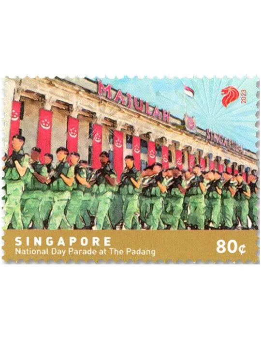 n° 2586/2590 - Timbre SINGAPOUR Poste