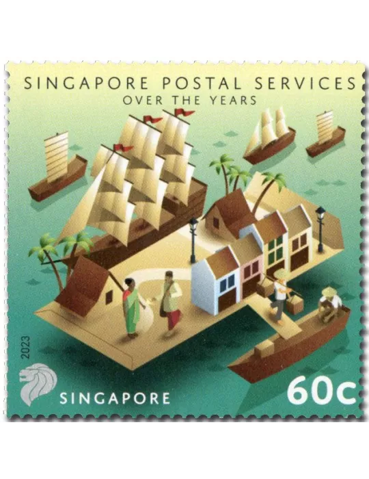 n° 2595/2599 - Timbre SINGAPOUR Poste