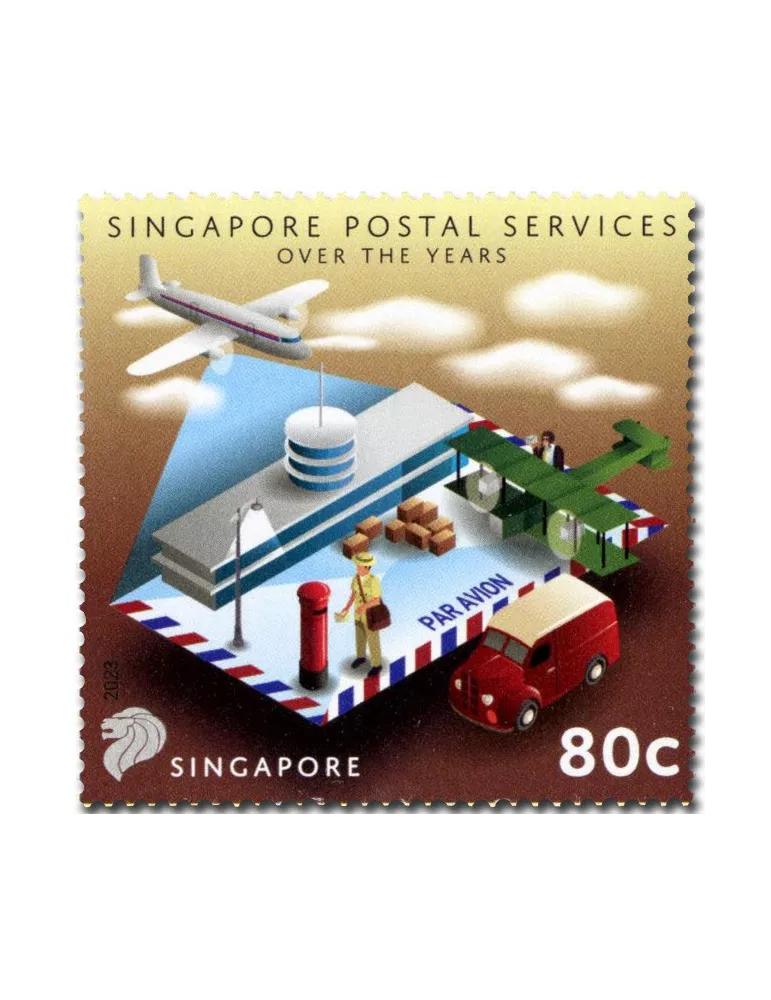 n° 2595/2599 - Timbre SINGAPOUR Poste
