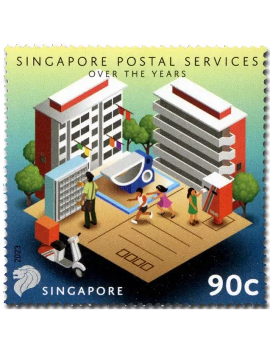 n° 2595/2599 - Timbre SINGAPOUR Poste
