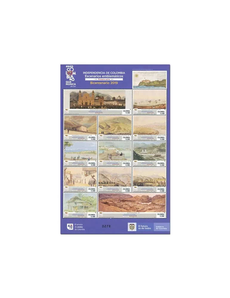 n° 1983/1995 - Timbre COLOMBIE Poste