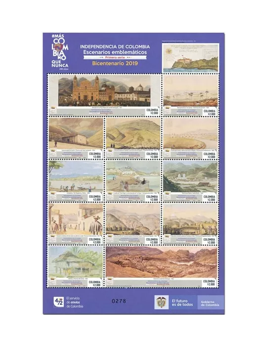 n° 1983/1995 - Timbre COLOMBIE Poste