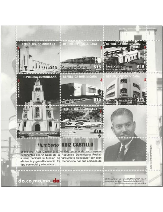 n° 2032/2037 - Timbre DOMINICAINE Poste