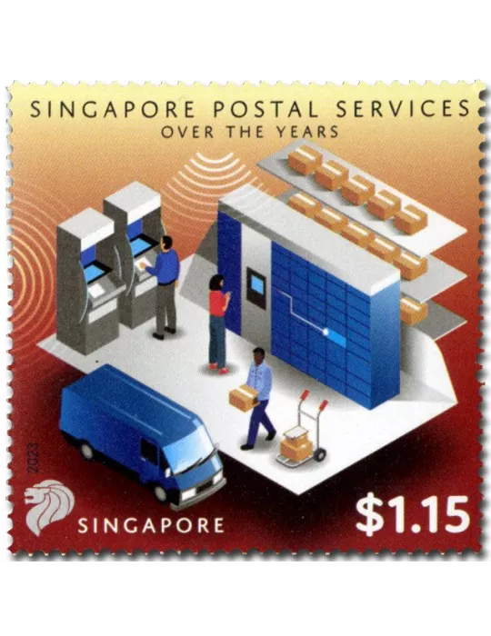 n° 2595/2599 - Timbre SINGAPOUR Poste