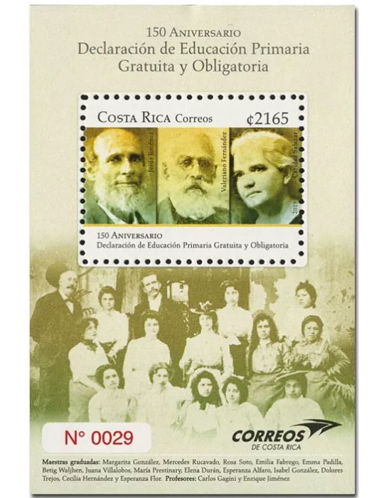 n° 72 - Timbre COSTA RICA Blocs et feuillets